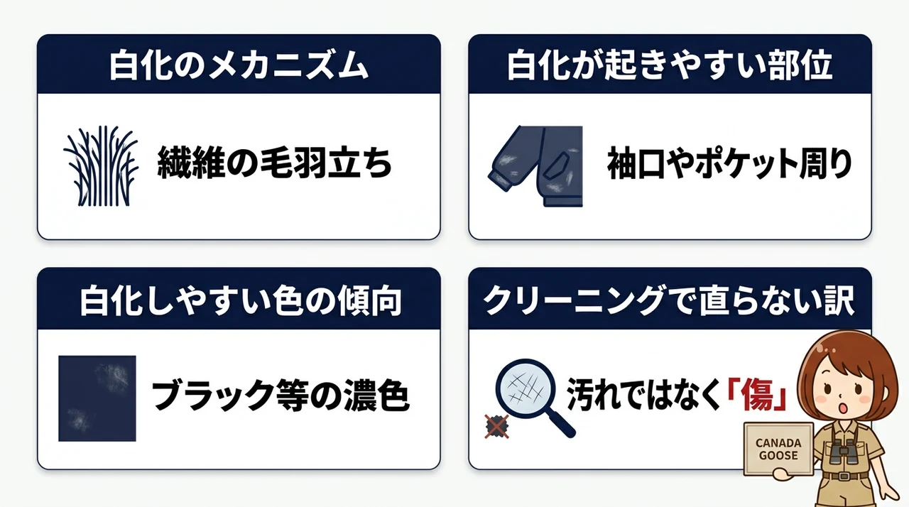カナダグースの白化とは？原因と仕組みを解説