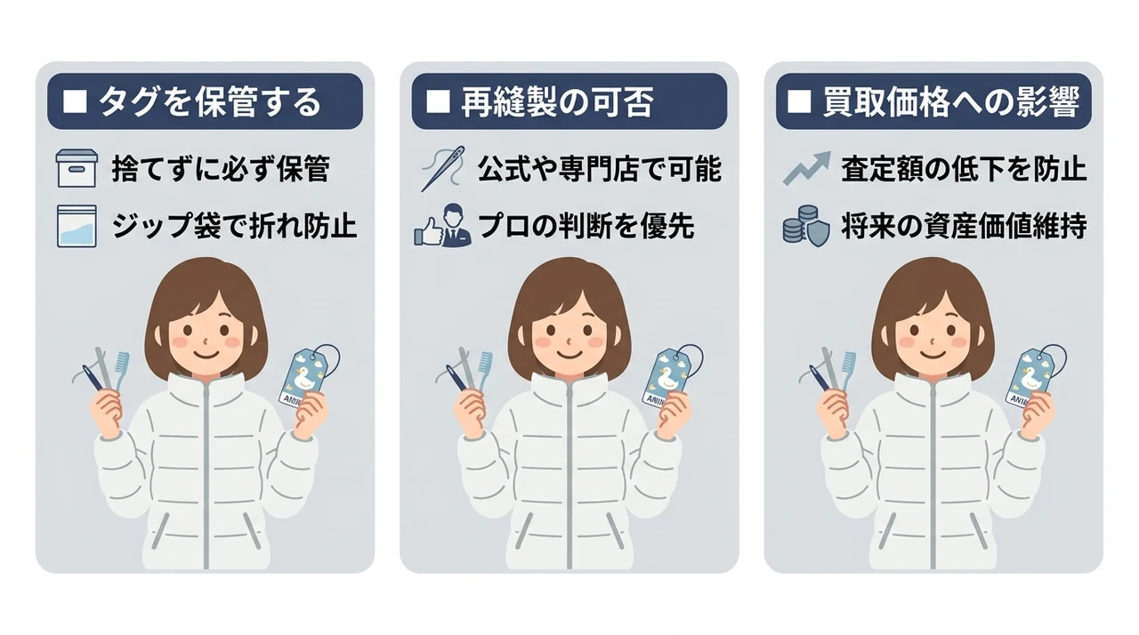 アニメタグが完全に取れた場合の対応