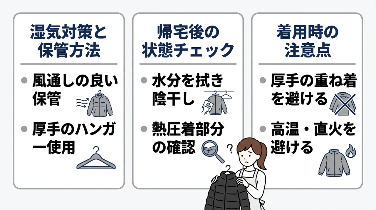水沢ダウンをクリーニング後に長持ちさせる保管と日常ケア