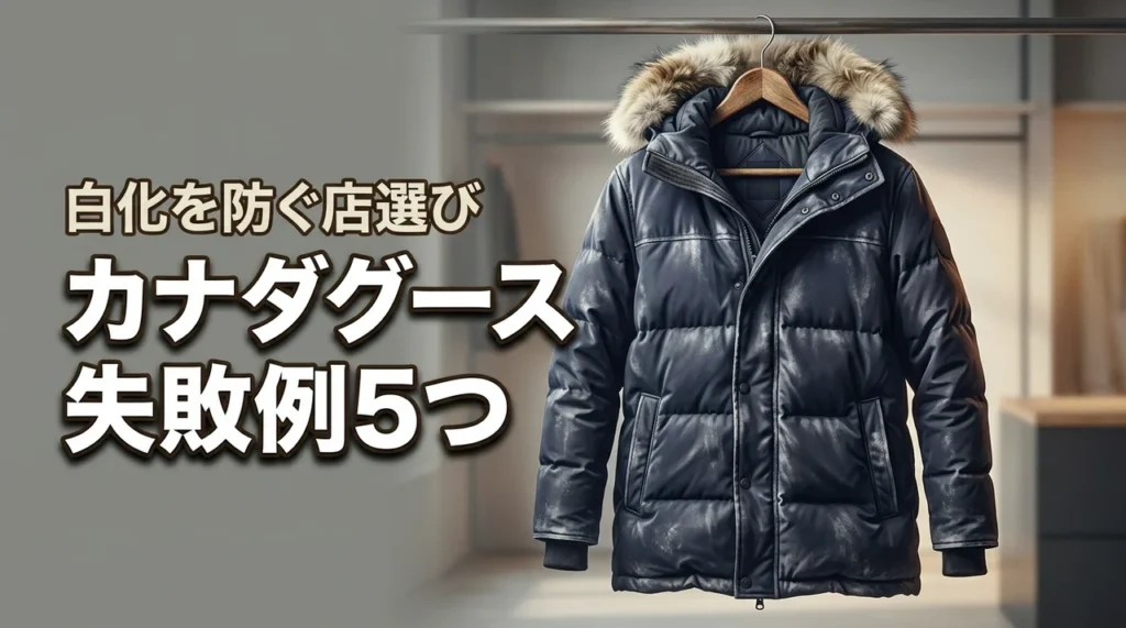 カナダグースのクリーニング失敗例5つと回避法！白化や風合い劣化を防ぐ店選び