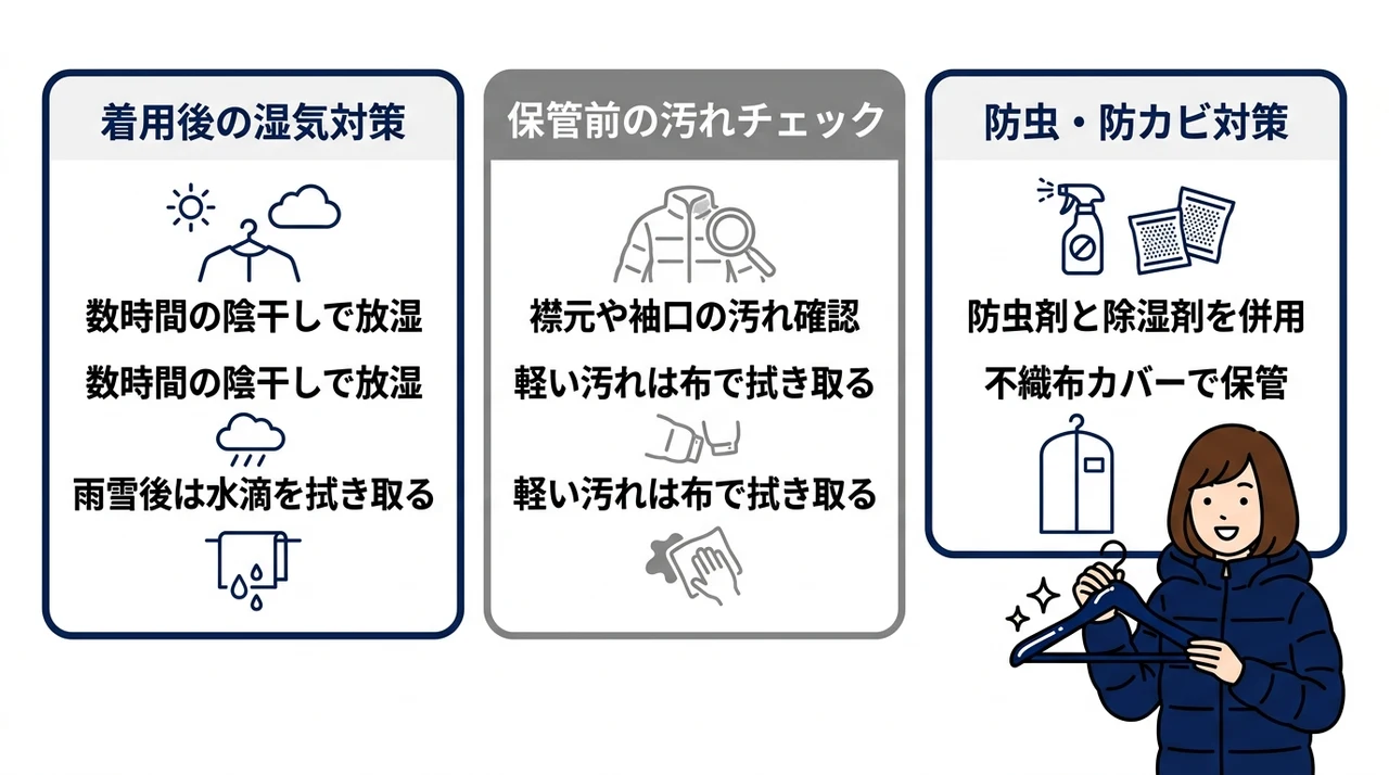 クリーニング後の品質を保つ日常ケアと保管方法