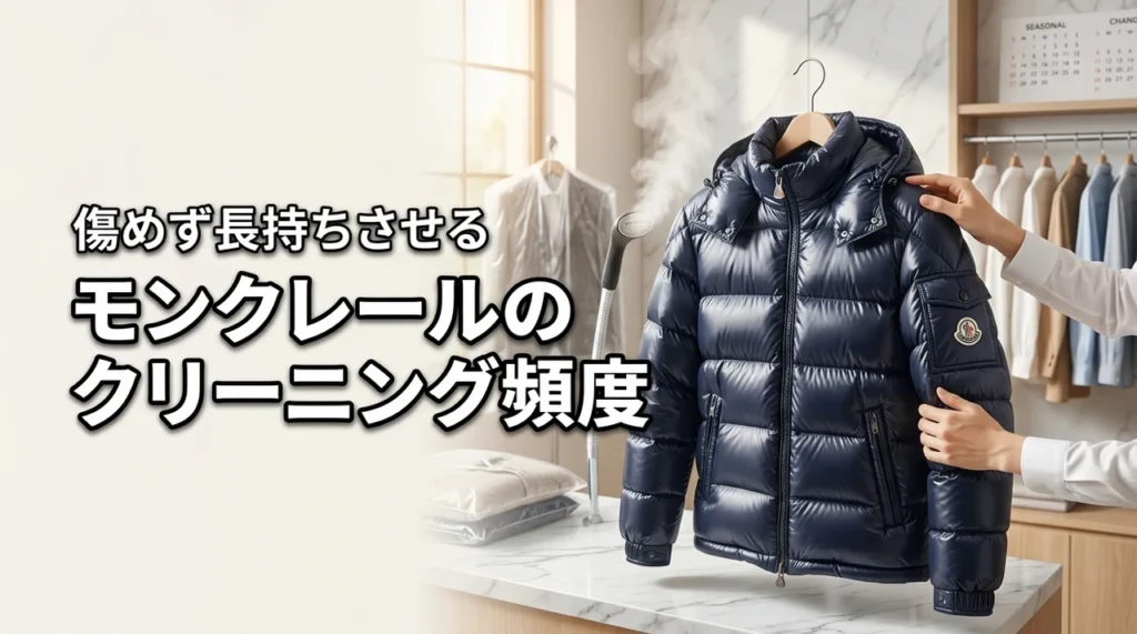 モンクレールのクリーニング頻度で迷ったら？傷めず長持ちさせる最適なタイミング
