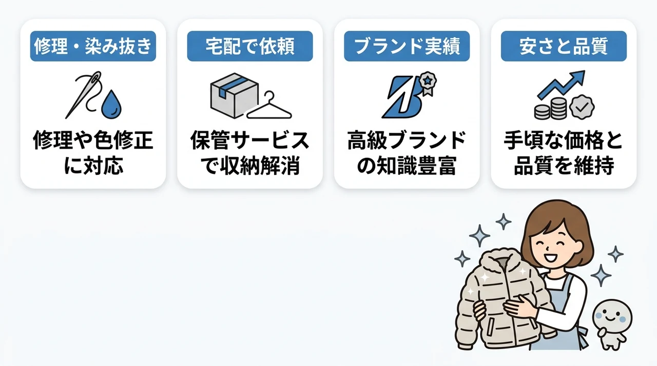 利用目的別！あなたに合うクリーニング店の選び方