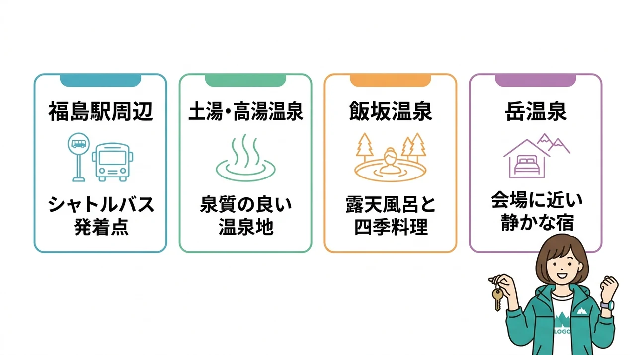 LIVE AZUMA遠征の宿泊エリアとホテル選びの基本