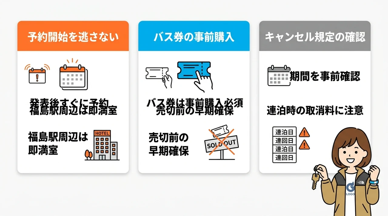 LIVE AZUMAのホテル予約で失敗しないコツ