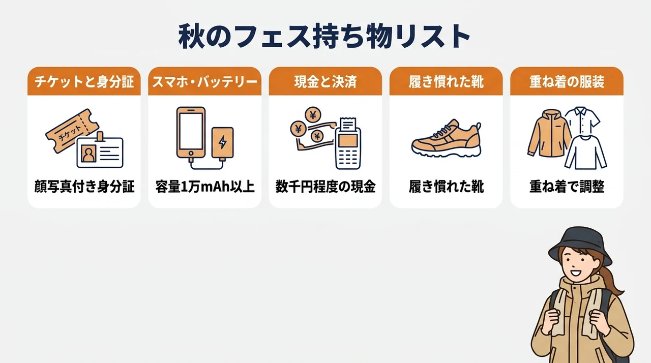 LIVE AZUMA初心者向け｜必需品と服装の鉄則