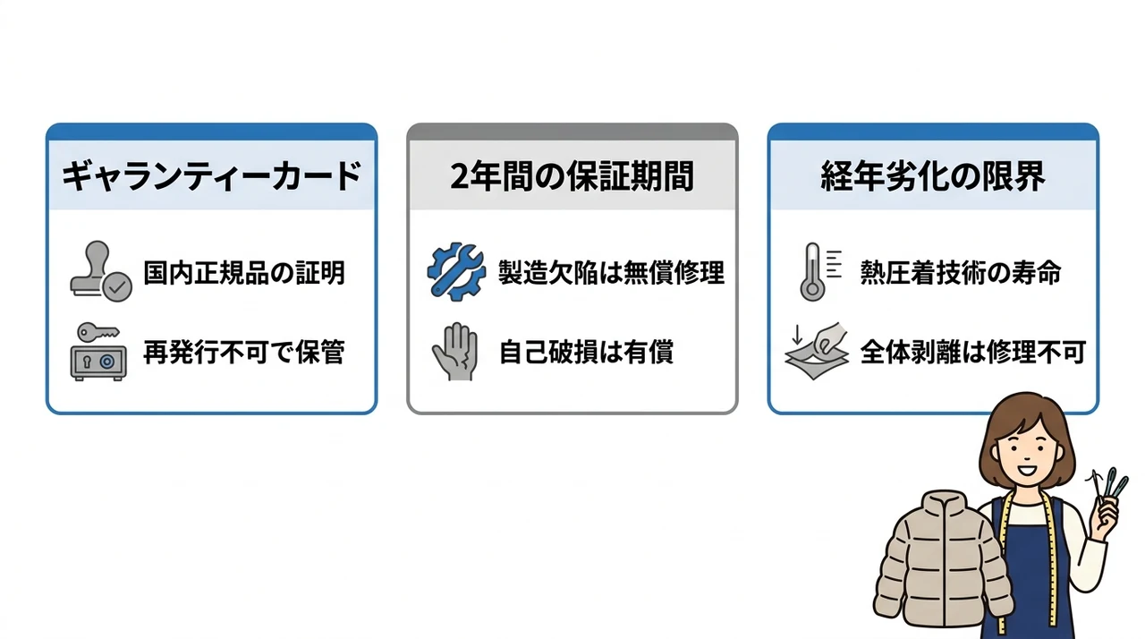修理前に確認すべき公式の保証規定と寿命の判断基準