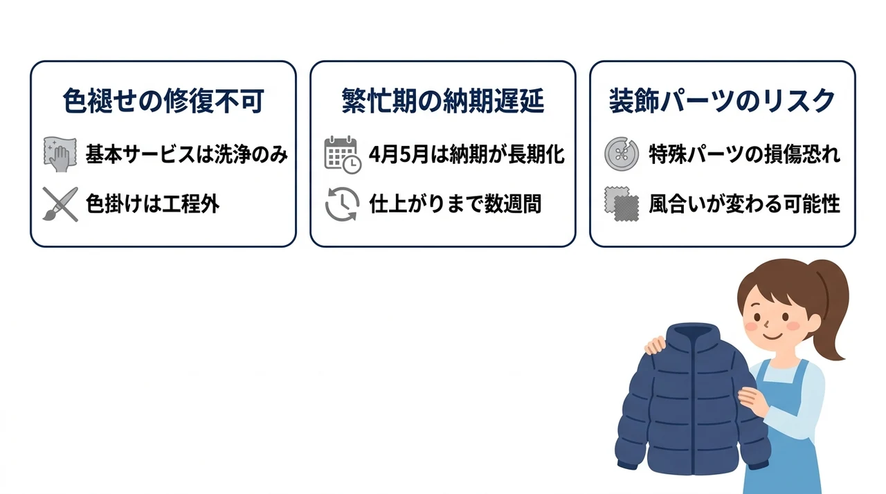 高級ダウンを預ける際に確認すべきデメリット3選