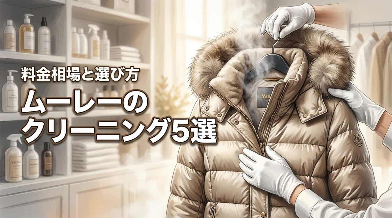 ムーレーのクリーニングにおすすめの専門店5選！料金相場と失敗しない選び方（記事のアイキャッチ画像）
