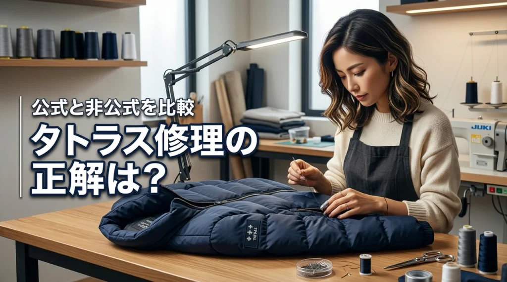 タトラスの修理はどこが正解？非公式店との違いや公式リプロパークの利点を検証（記事のアイキャッチ画像）